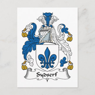 Sydserf Family Crest Postcard