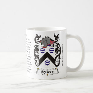 Sykes, the origin, the meaning and the crest coffee mug