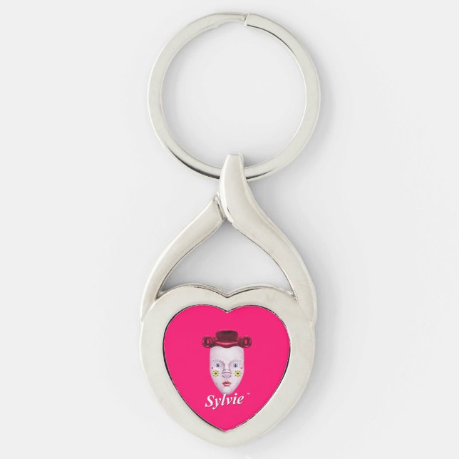 Sykvie Pink Keychain (Front)