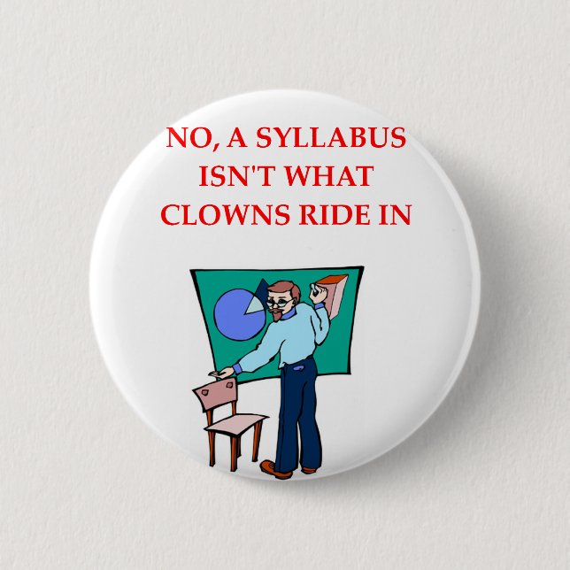 SYLLABUS PINBACK BUTTON (Front)