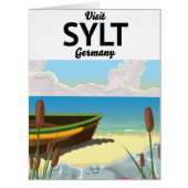 Sylt Germany travel poster (Front)