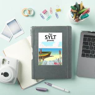 Sylt Germany travel poster Sticker