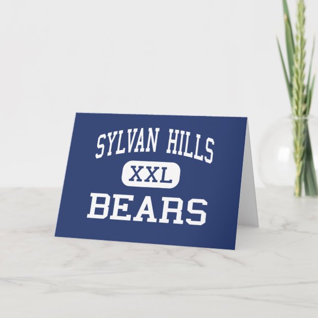 Sylvan Hills - Bears - High - Sherwood Arkansas Card (Front)