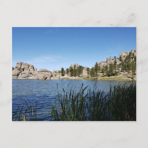 Sylvan Lake Black Hills Custer South Dakota Postcard