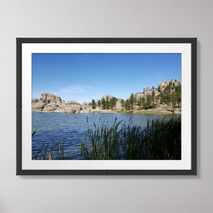 Sylvan Lake, Custer State Park, South Dakota Framed Art
