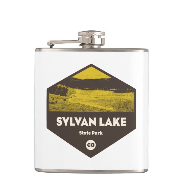 Sylvan Lake State Park Colorado Flask (Front)