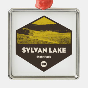 Sylvan Lake State Park Colorado Metal Ornament