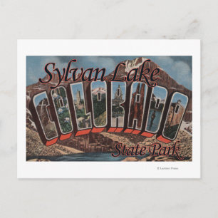 Sylvan Lake State Park, Colorado Postcard