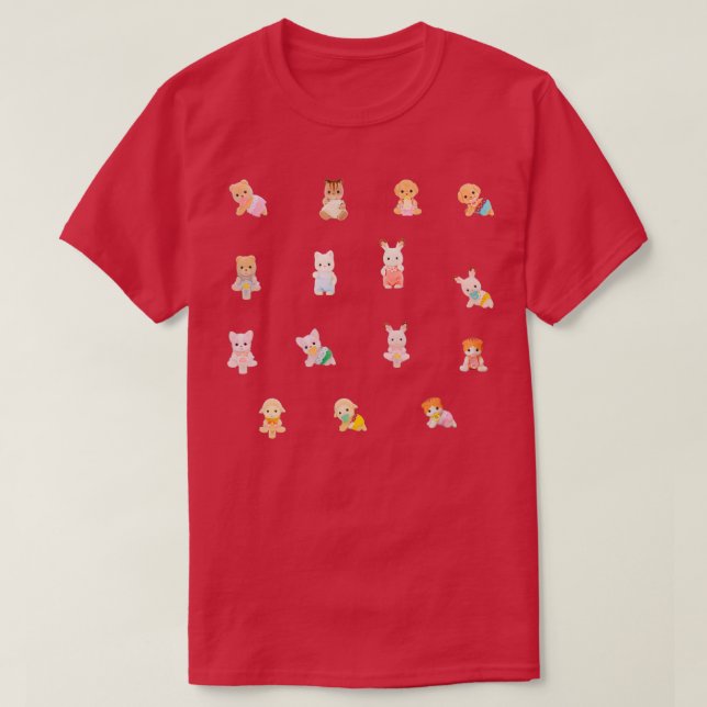 Sylvanian families babies  T-Shirt (Design Front)