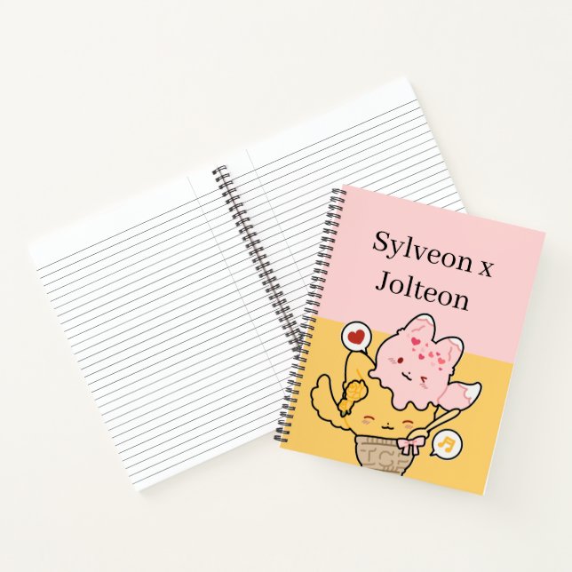 Sylveon And Jolteon Notebook ⚡︎ (Inside)
