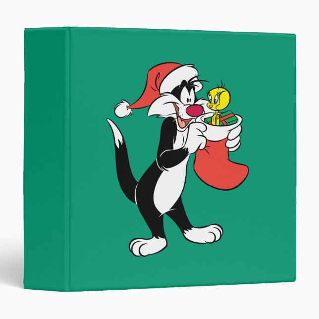 SYLVESTER™ Cat with Stocking Binder (Front/Spine)