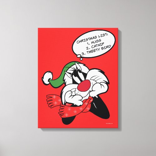 SYLVESTER Christmas Thoughts Canvas Print