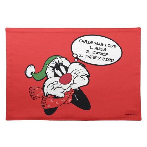 SYLVESTER Christmas Thoughts Cloth Placemat