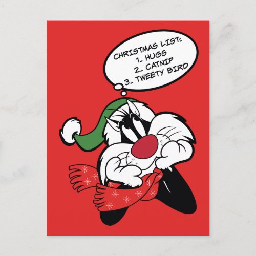 SYLVESTER Christmas Thoughts Holiday Postcard