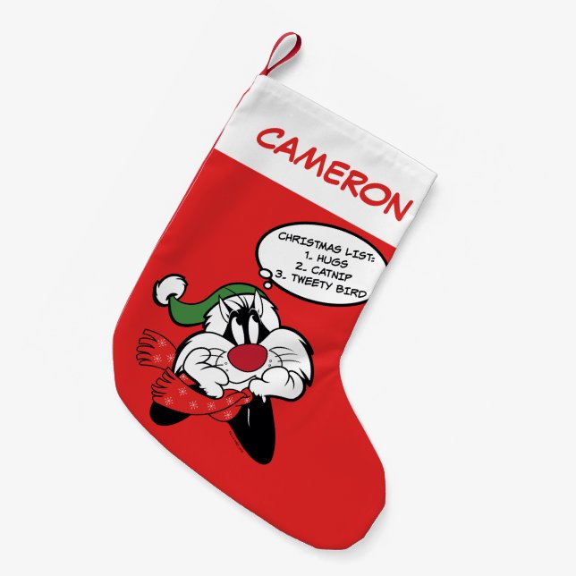 SYLVESTER™ Christmas Thoughts Small Christmas Stocking (Front (Hanging))