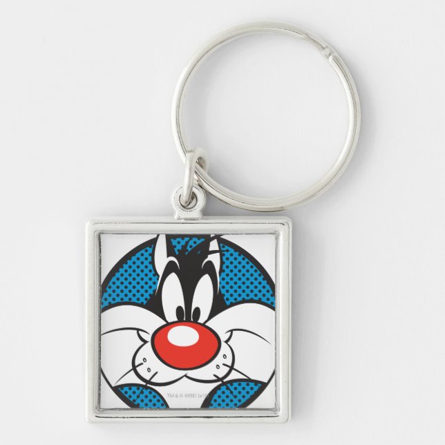 SYLVESTER™ Dotty Icon Keychain (Front)