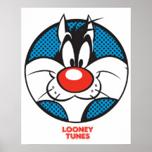 Details about   Vintage Sylvester Cat Poster 1980 Warner Bros Looney Tunes 22x17 