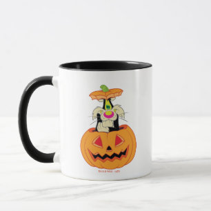 SYLVESTER™ Hiding in a Jack-o-Lantern Mug