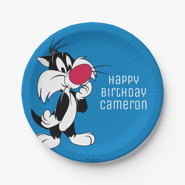 Sylvester Jr. | Classic Pose Paper Plates (Front)