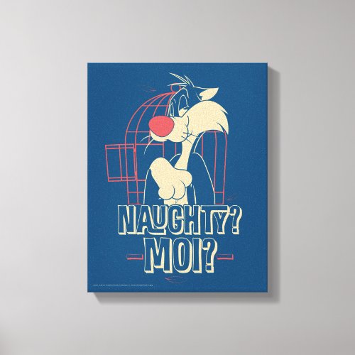 SYLVESTER_ Naughty Moi Canvas Print