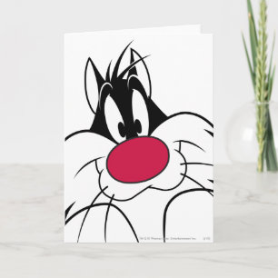SYLVESTER™ Red Nose Face Card