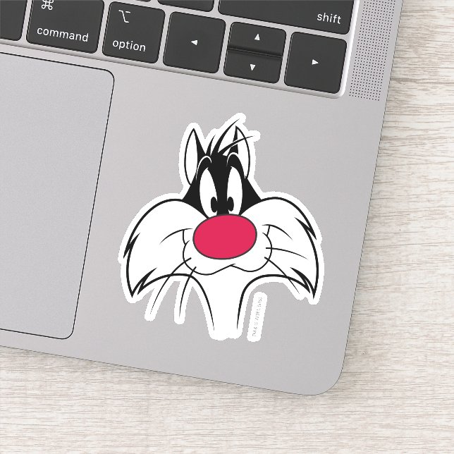 SYLVESTER™ Red Nose Face Sticker (Detail)
