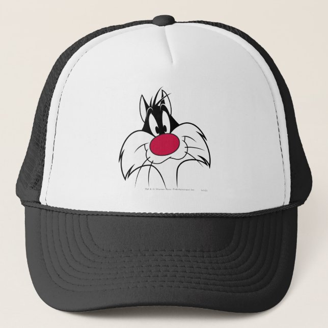 SYLVESTER™ Red Nose Face Trucker Hat (Front)