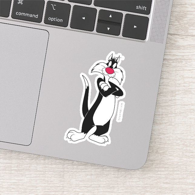 SYLVESTER™ Red Nose Sticker (Detail)
