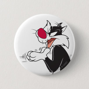 SYLVESTER™ Rubbing Paws Button