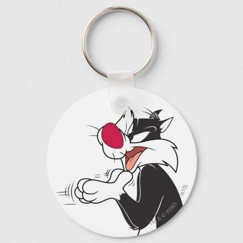 SYLVESTER Rubbing Paws Keychain