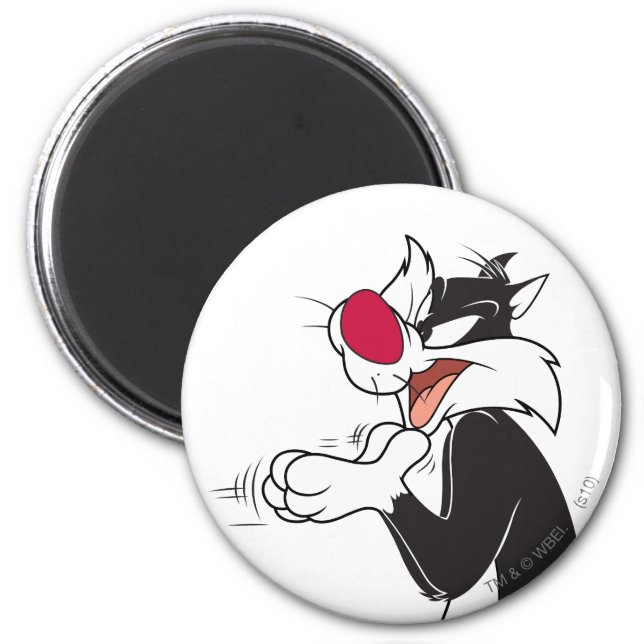 SYLVESTER™ Rubbing Paws Magnet (Front)