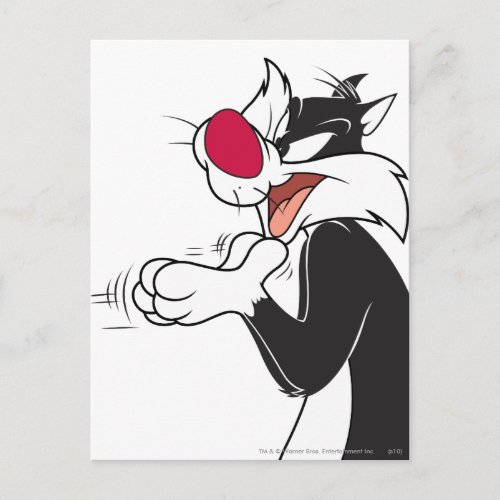 SYLVESTER Rubbing Paws Postcard