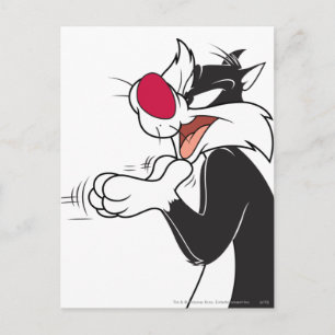 SYLVESTER™ Rubbing Paws Postcard