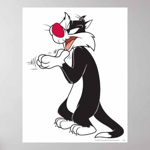 SYLVESTER Rubbing Paws Poster