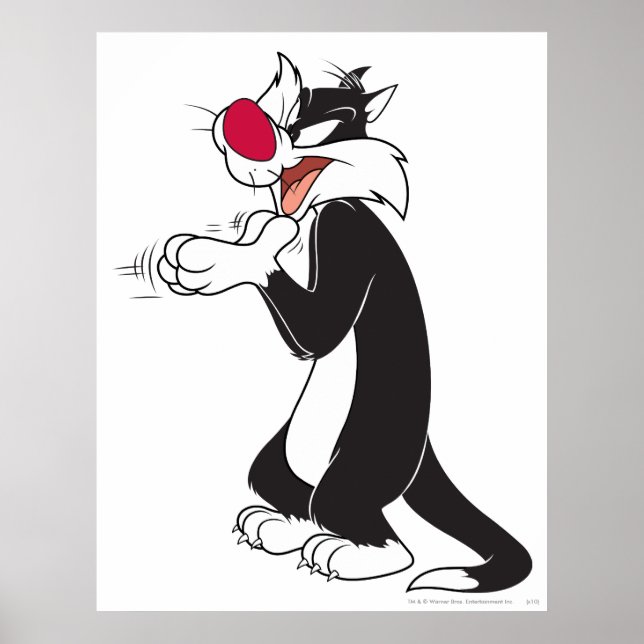 SYLVESTER™ Rubbing Paws Poster (Front)