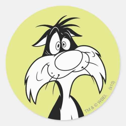 SYLVESTER Silly Classic Round Sticker