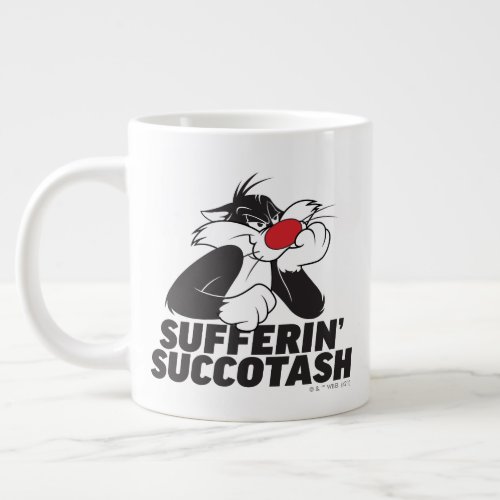 SYLVESTERâ Sufferin Succotash Sulking Giant Coffee Mug