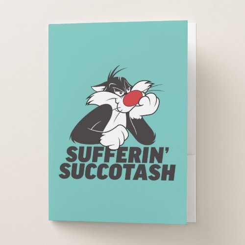 SYLVESTER Sufferin Succotash Sulking Pocket Folder