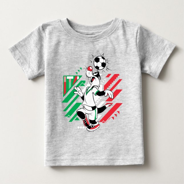 SYLVESTER™ Team Italy Soccer Graphic Baby T-Shirt (Front)