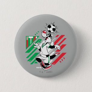 SYLVESTER™ Team Italy Soccer Graphic Button