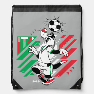 SYLVESTER™ Team Italy Soccer Graphic Drawstring Bag