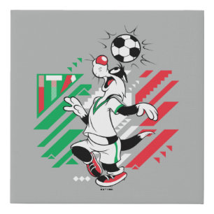 SYLVESTER™ Team Italy Soccer Graphic Faux Canvas Print