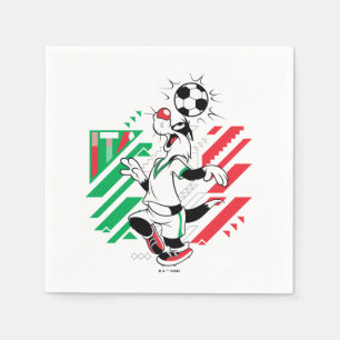 SYLVESTER™ Team Italy Soccer Graphic Napkins
