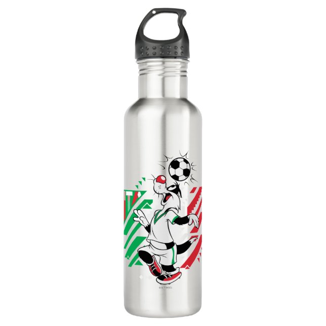 SYLVESTER™ Team Italy Soccer Graphic Stainless Steel Water Bottle (Front)