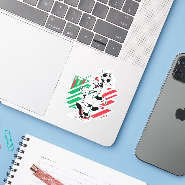 SYLVESTER™ Team Italy Soccer Graphic Sticker (Laptop w/ iPhone)