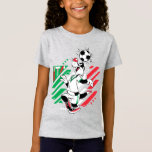 SYLVESTER™ Team Italy Soccer Graphic T-Shirt<br><div class="desc">Check out SYLVESTER™ playing soccer for Team Italy! Wear this on a fun graphic tee,  mug,  or tote bag! Shop this design on even more custom Zazzle gifts!</div>