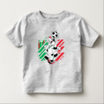 SYLVESTER™ Team Italy Soccer Graphic Toddler T-shirt<br><div class="desc">Check out SYLVESTER™ playing soccer for Team Italy! Wear this on a fun graphic tee,  mug,  or tote bag! Shop this design on even more custom Zazzle gifts!</div>