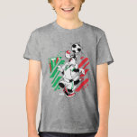 SYLVESTER™ Team Italy Soccer Graphic Tri-Blend Shirt<br><div class="desc">Check out SYLVESTER™ playing soccer for Team Italy! Wear this on a fun graphic tee,  mug,  or tote bag! Shop this design on even more custom Zazzle gifts!</div>
