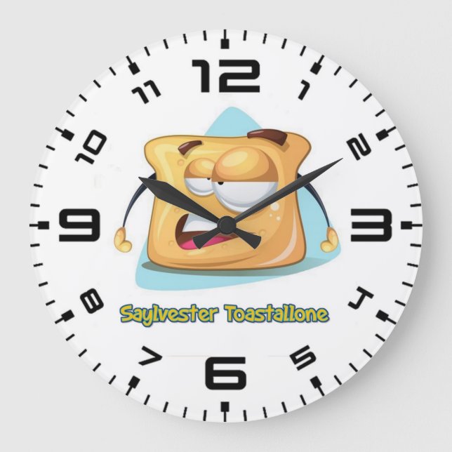Sylvester Toastallone Large Clock (Front)