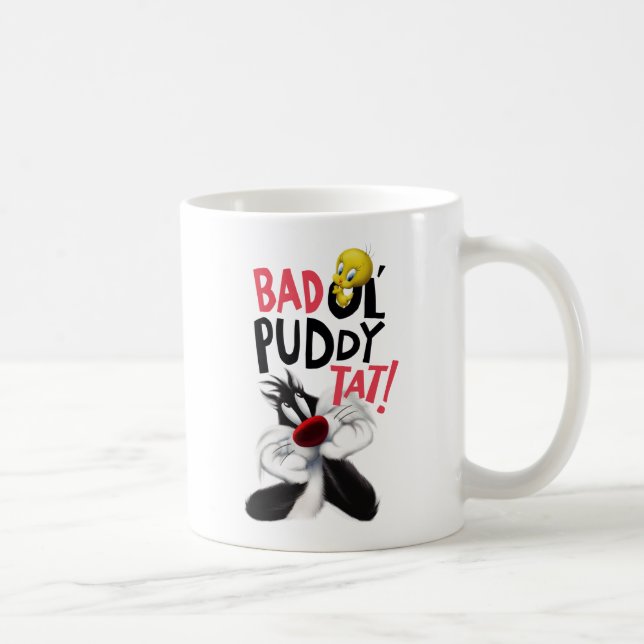 SYLVESTER™ & TWEETY™- Bad Ol' Puddy Tat Coffee Mug (Right)